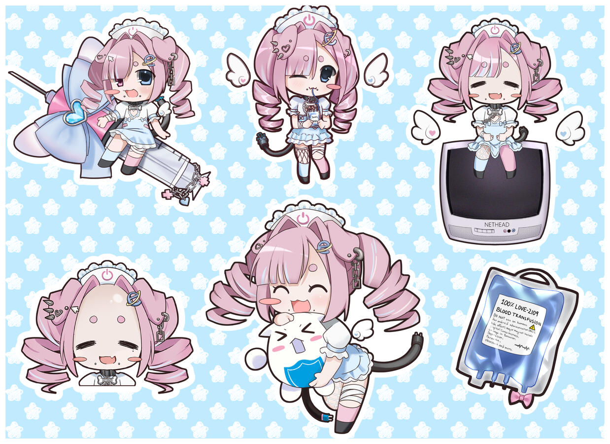 internetcore chibi illustration commission